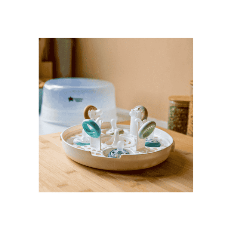 tommee tippee microwave steam steriliser on counter