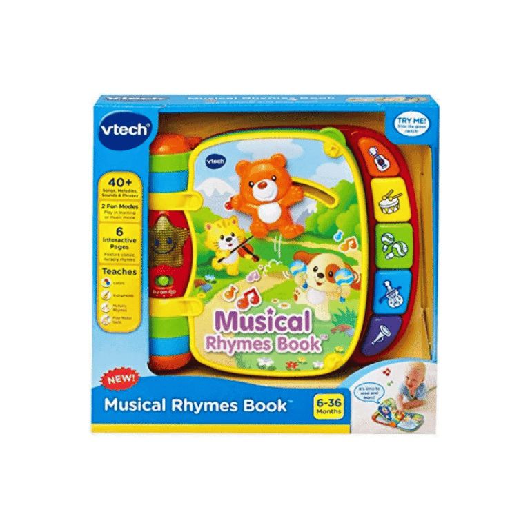 vtech musical rhymes book red