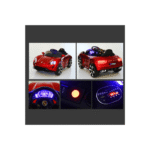 Kids sports car dashboard with lights