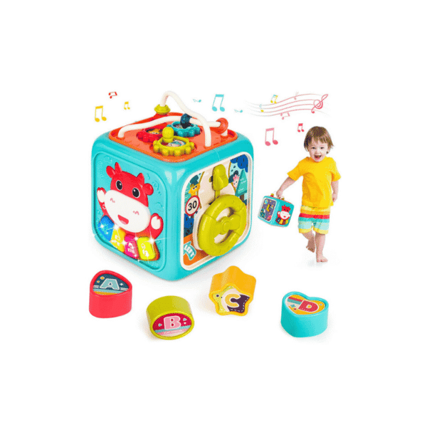 Baby Multifunctional Musical Activity Cube with music and learning features