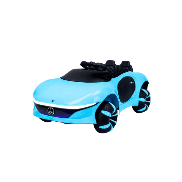 mercedes-style kids electric ride-on car blue model