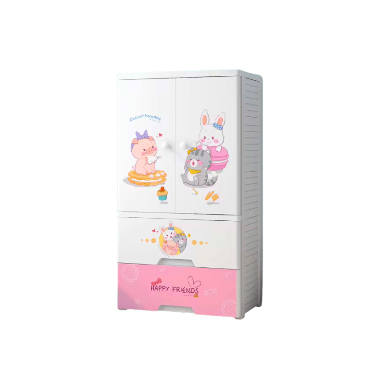 70cm kids wardrobe with drawers and hanging space