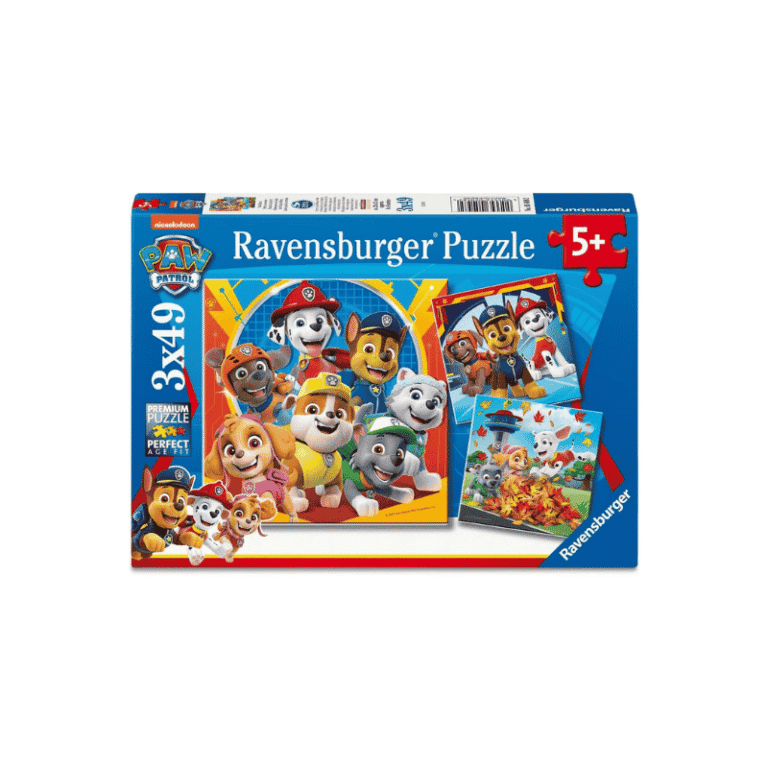 Ravensburger Paw Patrol 3×49 piece puzzle box