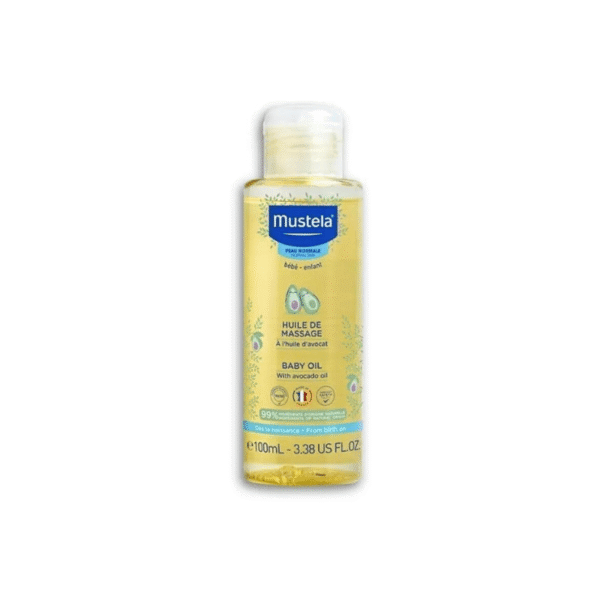Mustela Baby Massage Oil with Avocado Oil 100ml bottle