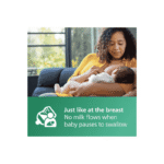 Philips Avent glass baby bottle anti-colic valve