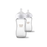 Philips Avent Natural Glass Baby Bottles 240ml