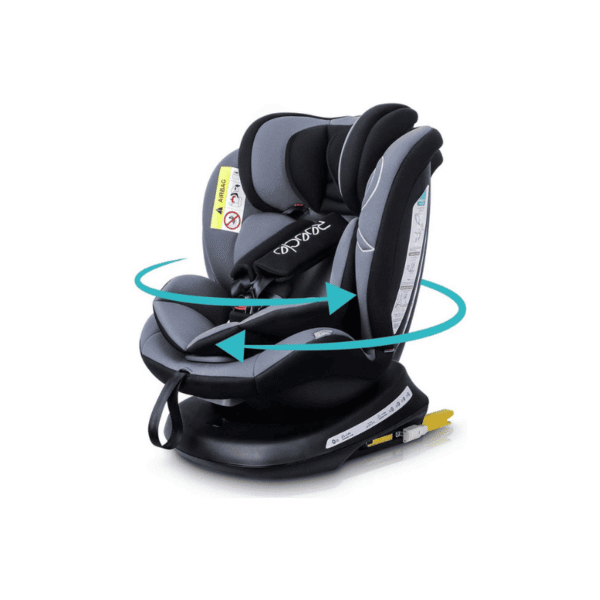 Reecle 360 Swivel Baby Car Seat ISOFIX rear-facing mode