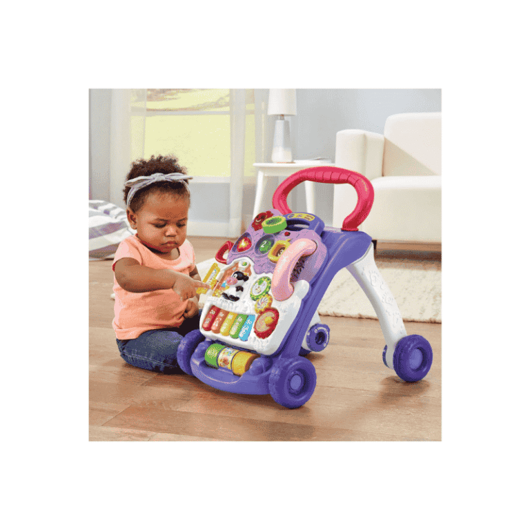 VTech baby walker with removable activity panel