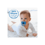 Baby using Dr. Brown’s HappyPaci silicone pacifier