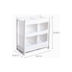 Munchkin Nursery Diaper Organizer white storage unit