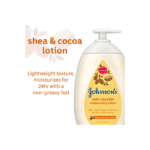 Johnson’s Shea and Cocoa Butter moisturizing lotion pump bottle
