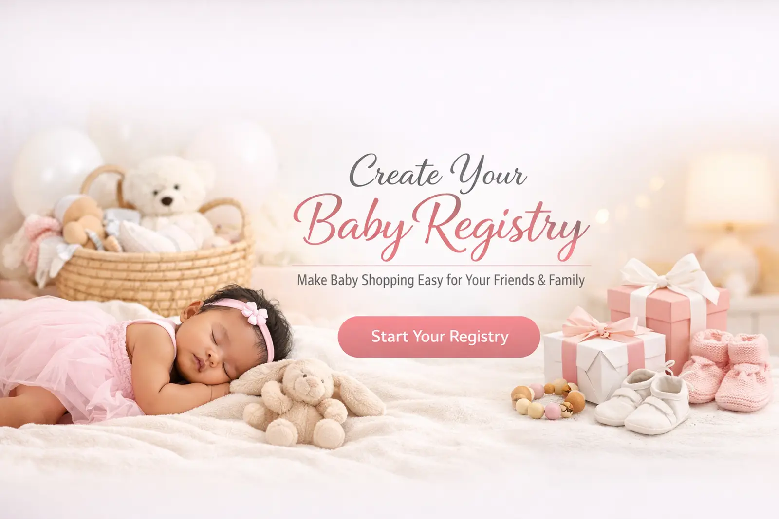 baby registry banner