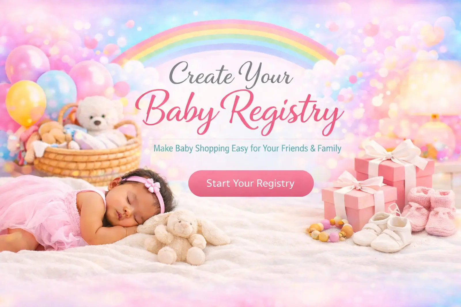 baby registry banner