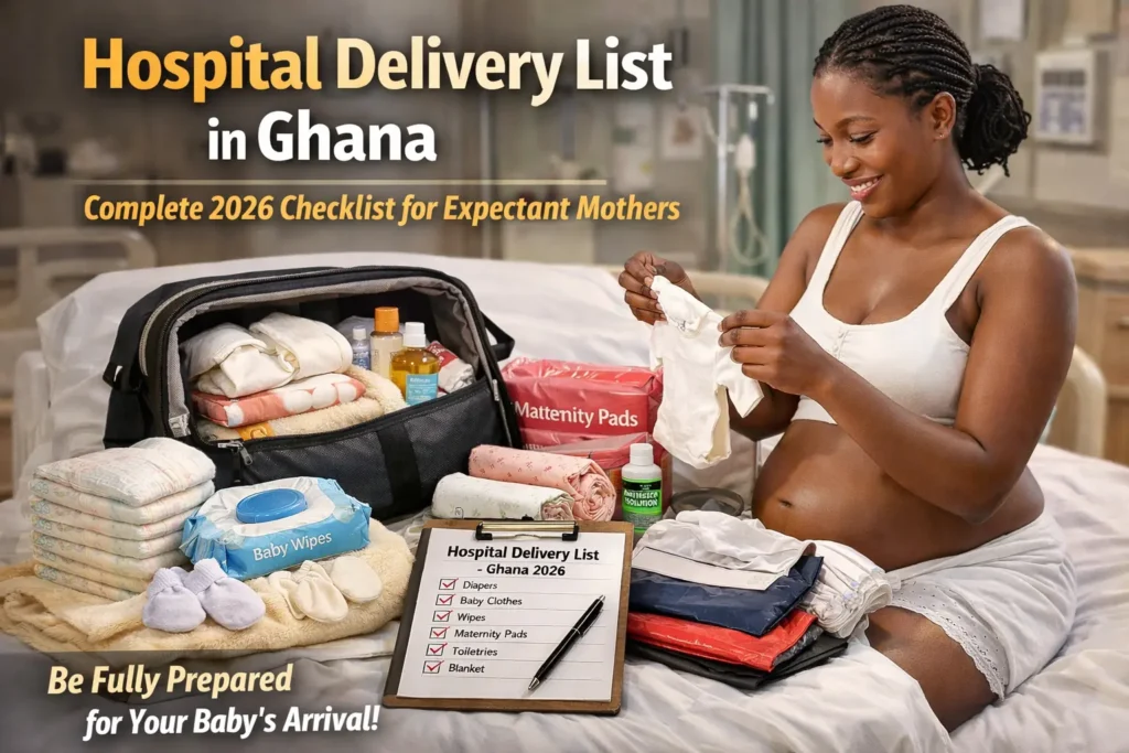 Hospital Delivery List in Ghana (Complete 2026 Checklist for Expectant Mothers)