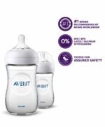 Avent 2 Pack Feeding Bottle Set 260ml - Image 3