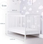 Baby Elegance Starlight Cot with Deluxe Fibre Mattress - Image 2