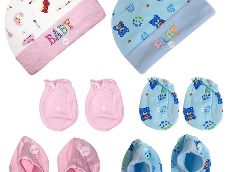 Baby Hat, Socks & Mitten Set