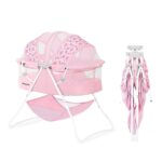 Dream On Me Karley Lightweight Bassinet with Double Canopy - Image 5