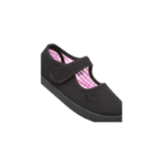 Girls Black Plimsolls - Image 4