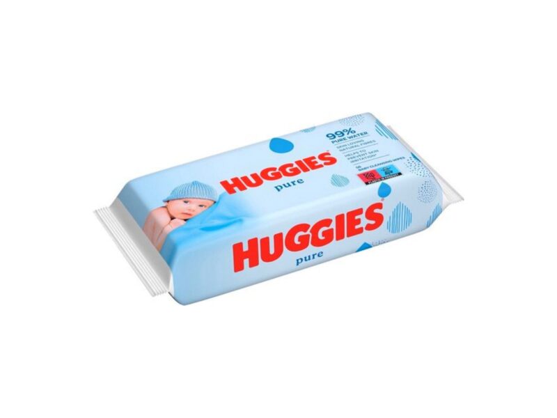 Huggies Pure Baby Wipes Single Pack 48Pcs