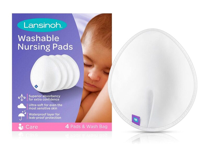 Lansinoh 4 Washable Nursing Pads White