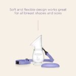 Lansinoh Silicone Manual Breast Pump Collector for Breastmilk - Image 5