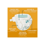 Little Angels Size 1 Newborn Diapers - Image 2