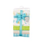 Luvable Friends Unisex Baby Cotton Flannel Receiving Blankets, Abc, One Size