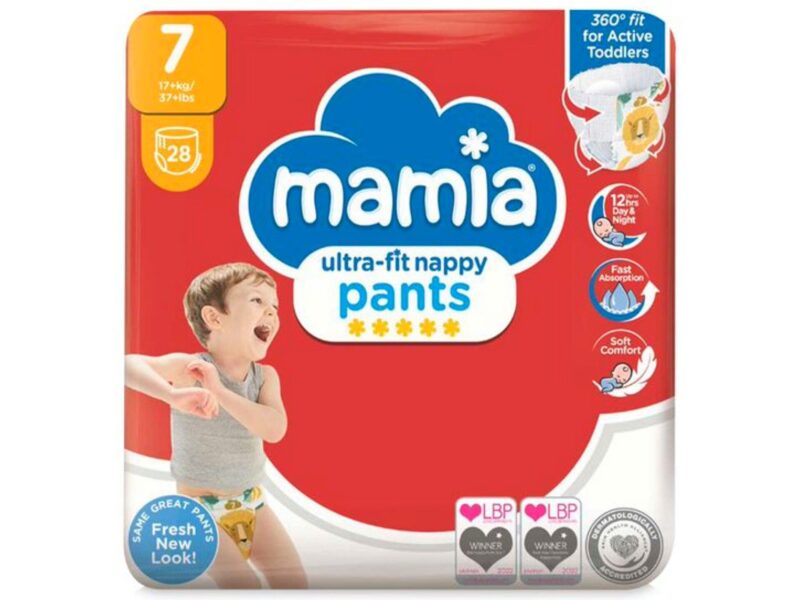 Mamia Size 7 Pullup Nappy Pants