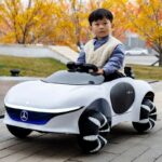 Mercedes-Style 4-Wheel Electric Ride-On Car for Kids - Image 2