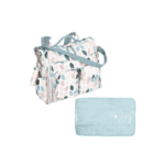 MoDRN Nylon Convertible Diaper Bag Backpack, Flora - Image 3