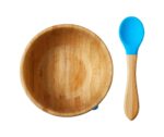 Nuby Bamboo Bowl and Spoon, Weaning Tableware