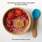 Nuby Bamboo Bowl and Spoon, Weaning Tableware - Image 2