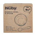 Nuby Bamboo Bowl and Spoon, Weaning Tableware - Image 5
