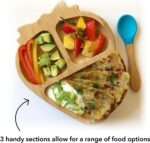 Nuby Bamboo Pear Shaped Plate - Image 2