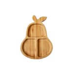 Nuby Bamboo Strawberry Shaped Plate