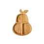 Nuby Bamboo Strawberry Shaped Plate