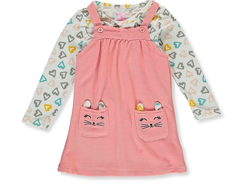 One Step Up Baby Girls' 2-Piece Jumper Set