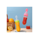 Silicone Baby Bottle with Spoon Feeder - Image 4