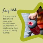 Tommee Tippee 2 Pack Insulated Sportee Water Bottle 260ml - Purple & Raspberry - Image 5