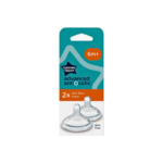 Tommee Tippee Advanced Anti-Colic Baby Bottle Teats With Fast Flow for 6m+ - Image 2