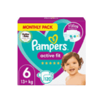 Pampers Active Fit Diapers Monthly Box Size 6