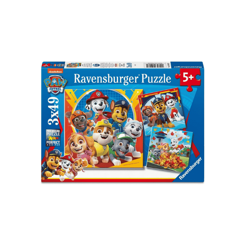 Untitled design - 2026-05-04T214549.056 Ravensburger Paw Patrol 3×49 Piece Jigsaw Puzzle (Ages 5+) - Image 1