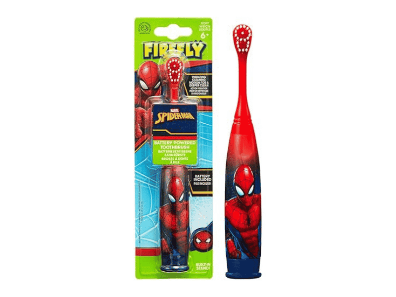 Firefly Battery Powered Toothbrush for Kids - Spiderman & LOL Surprise Designs