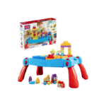 MEGA BLOKS First Builders Build 'n Learn Table - 30 Piece Activity Building Set